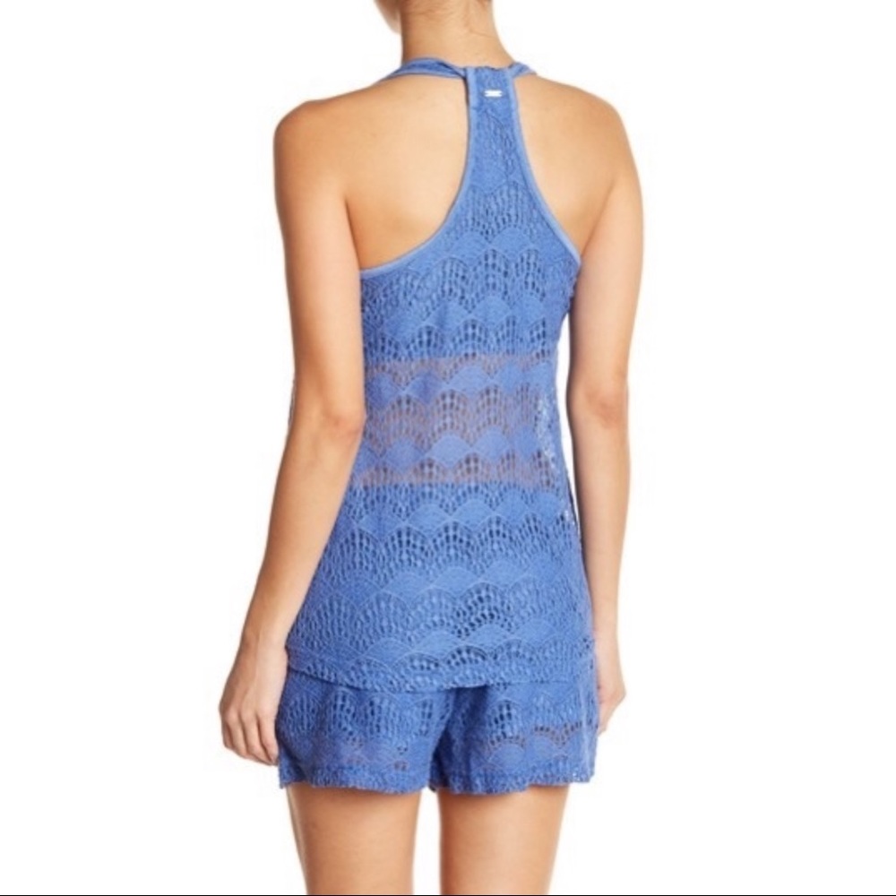 🆕 UGG Luna Lace Women’s Tank Top Blue Bra Sz L - Picture 8 of 8